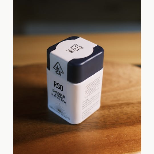 Emerald Bay Extracts - Slēp | 25mg Tablets | 1:1:1 THC to CBD to CBN | RSO | Sleep - 1