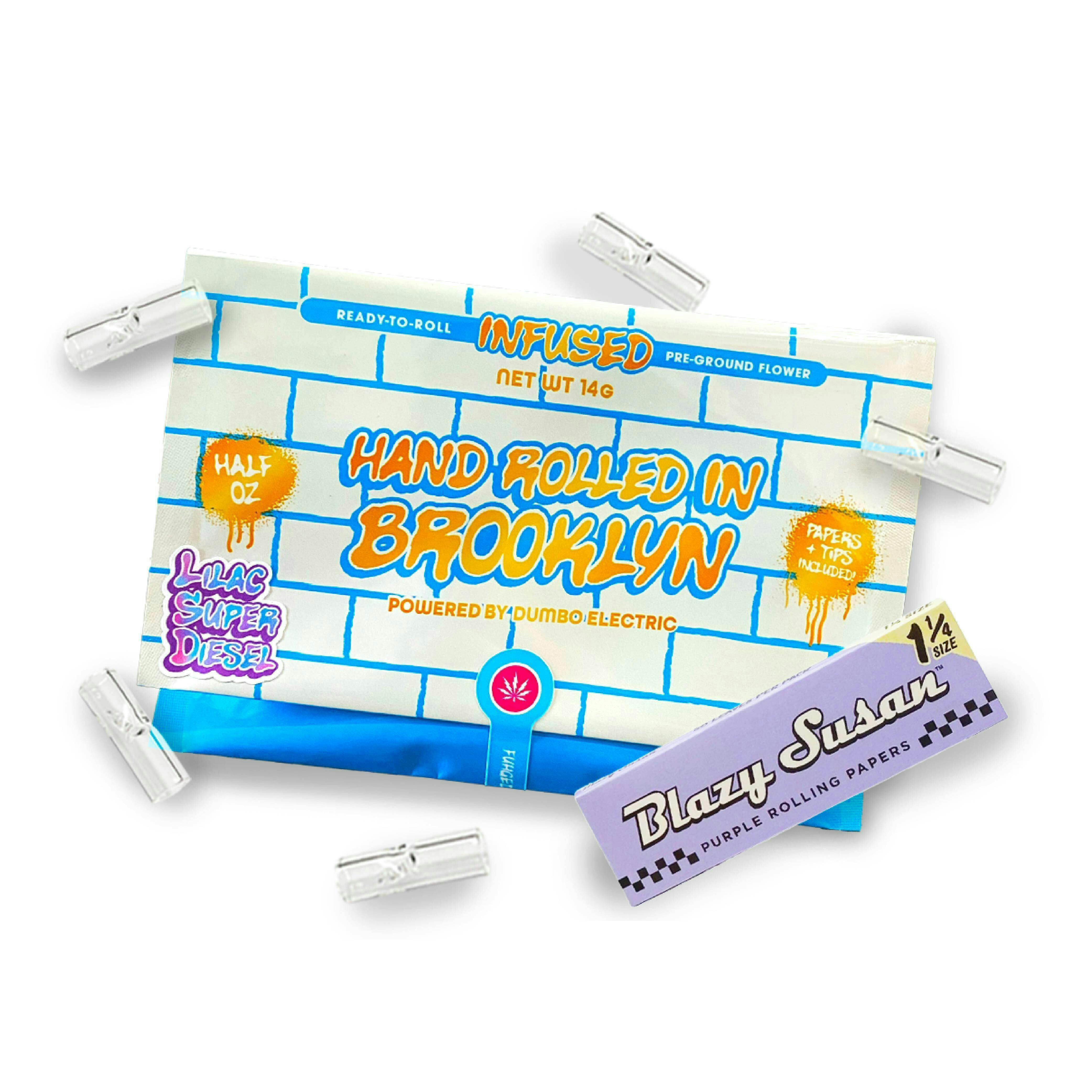 Dumbo Electric - Lilac Super Diesel | Ready-To-Roll Infused Flower | 14g - 1