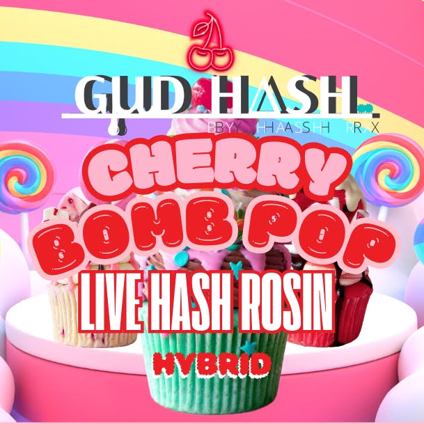 Hash RX - Hash RX - Cherry Bomb Pop Live Hash Rosin 1g - 1