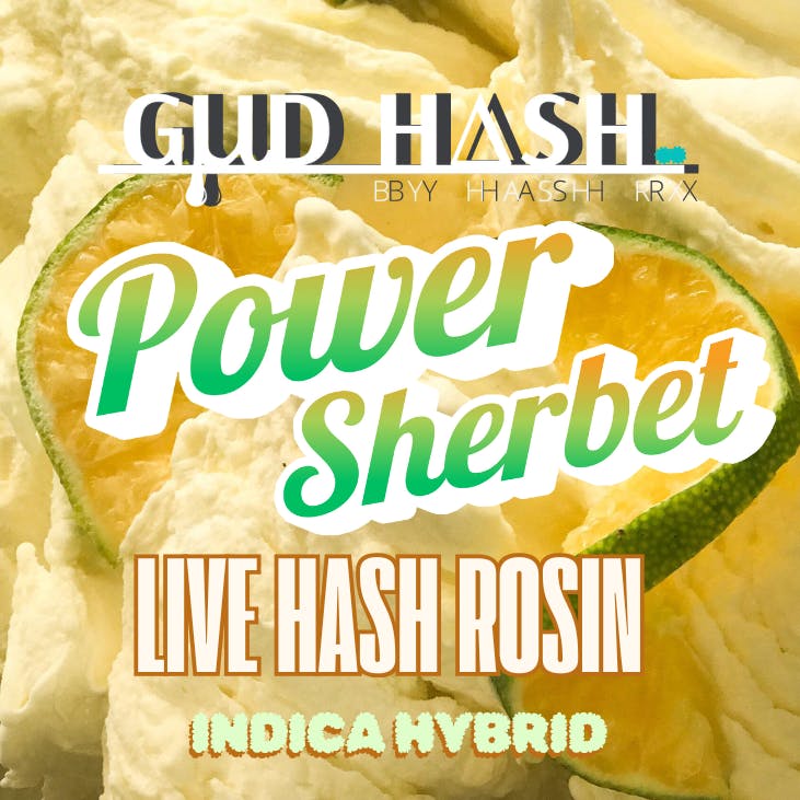 Hash RX - Hash RX - Power Sherbet Live Hash Rosin 4g - 1