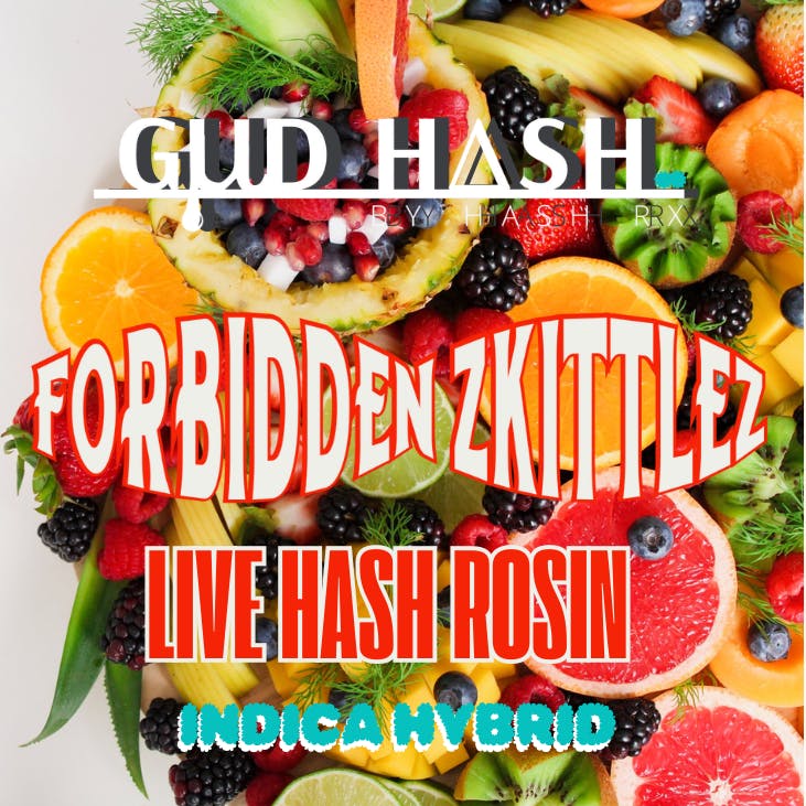 Hash RX - Hash RX - Forbidden Zkittlez Live Hash Rosin 1g - 1