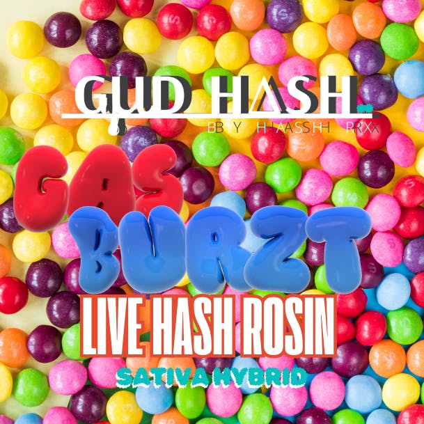 Hash RX - Hash RX - Gas Burzt Live Hash Rosin 1g - 1