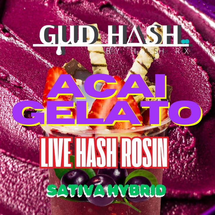 Hash RX - Hash RX - Acai Gelato Live Hash Rosin 4g - 1
