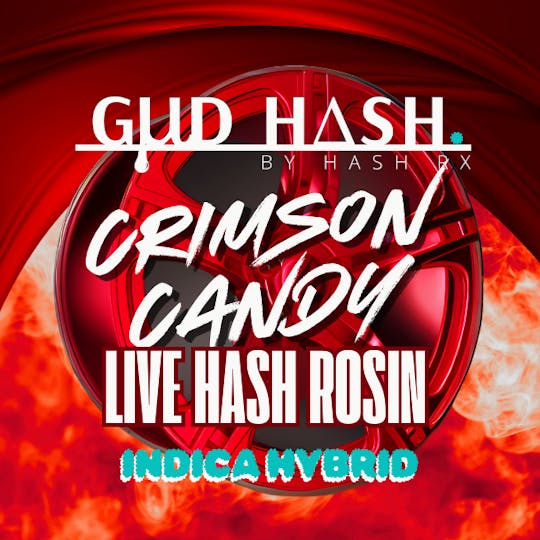 Hash RX - Hash RX - Crimson Candy Live Hash Rosin 1g - 1