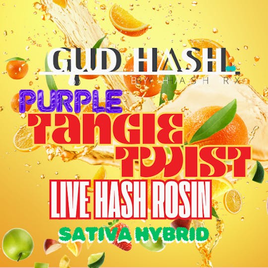 Hash RX - Hash RX - Purple Tangie Twist Live Hash Rosin 1g - 1
