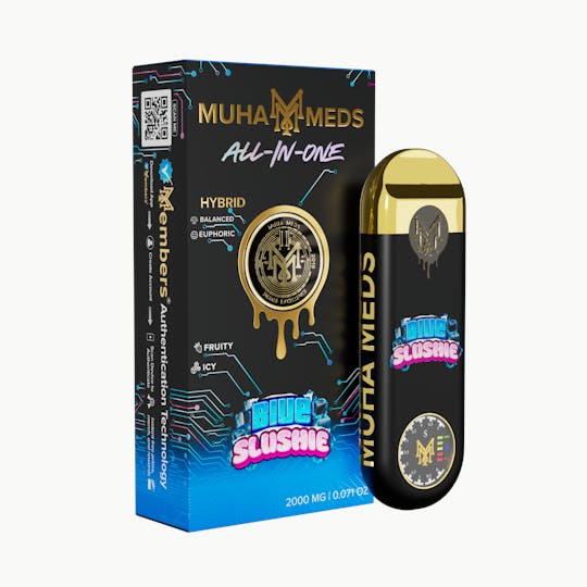 Muha Meds - Blue Slushie | All-In-One | 2000MG - 1