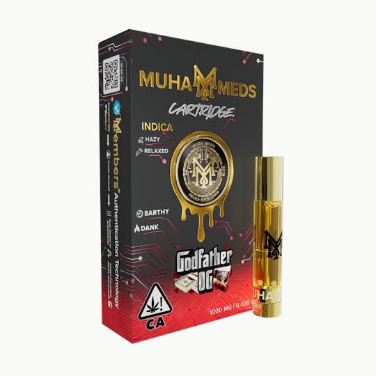 Muha Meds - Godfather OG | Cartridge | 1000MG - 1