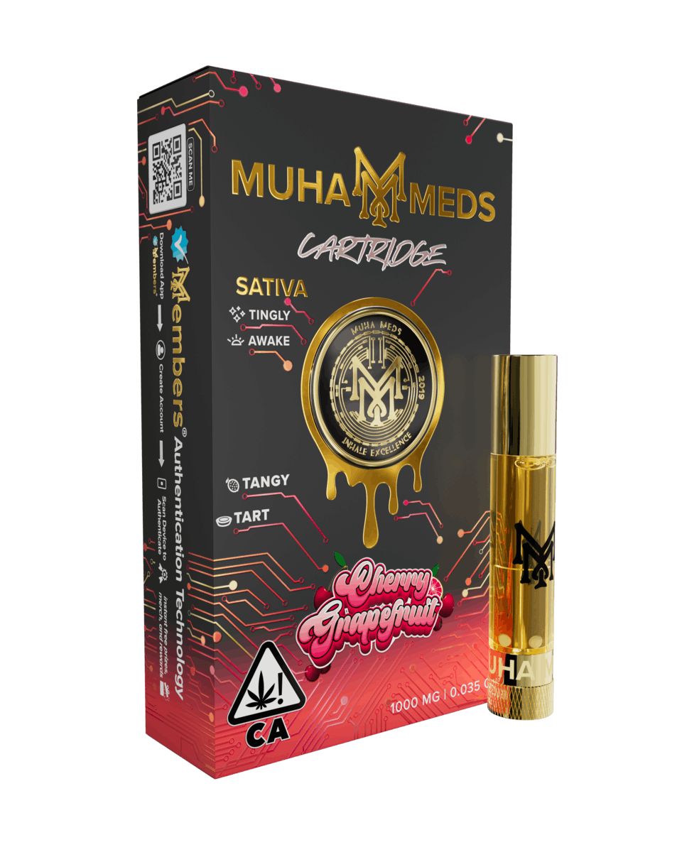 Muha Meds - Cherry Grapefruit | Cartridge | 1000MG - 1