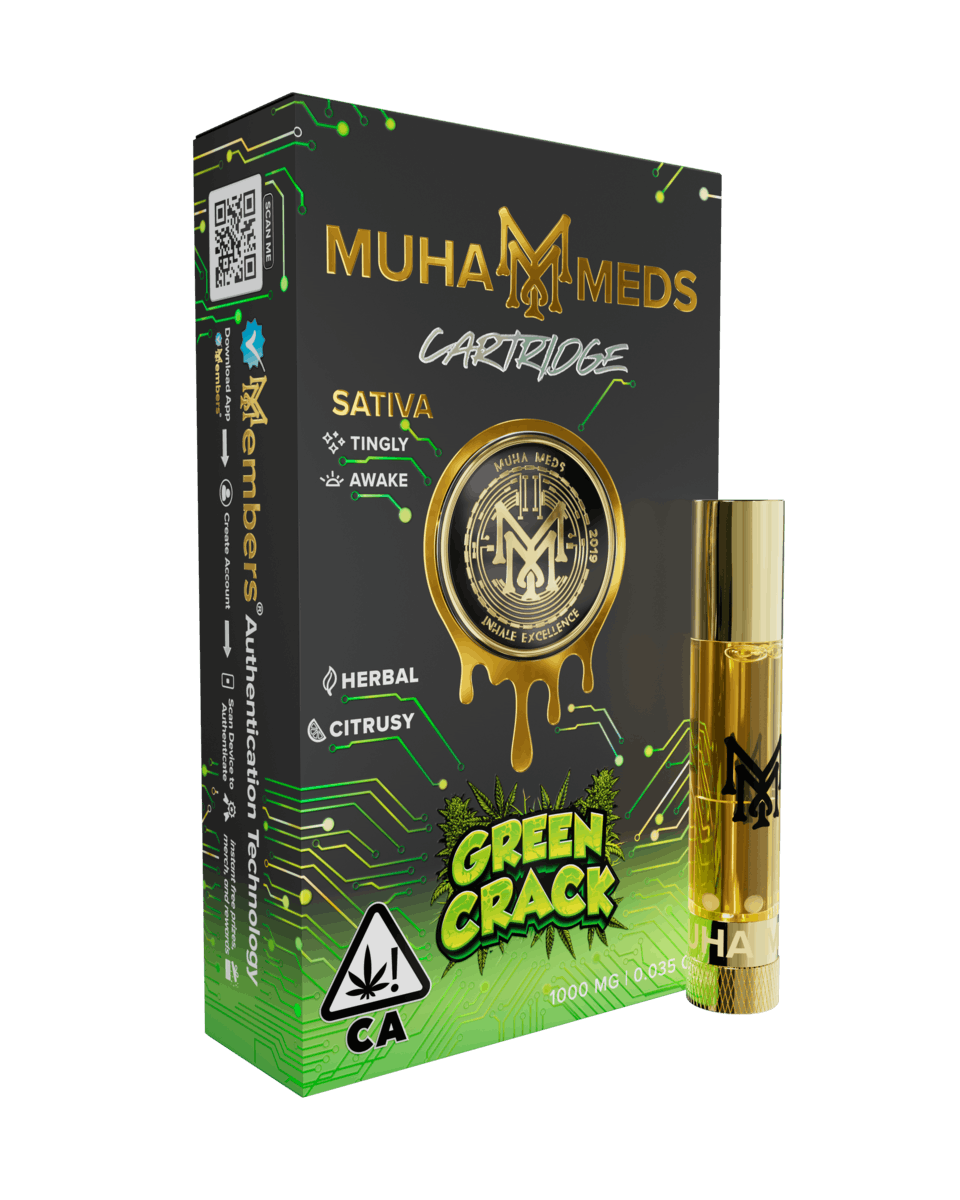 Muha Meds - Green Crack | Cartridge | 1000MG - 1