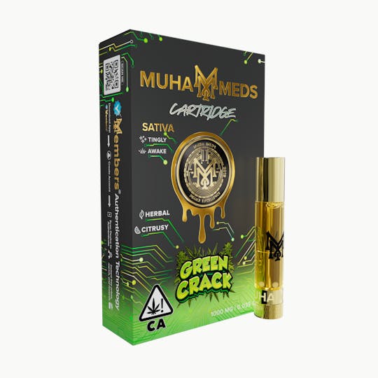 Muha Meds - Green Crack | Cartridge | 1000MG - 1