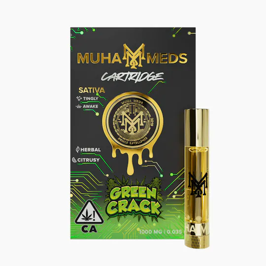 Muha Meds - Muha Meds | Green Crack | 3rd Gen Cartridge | 1g - 1