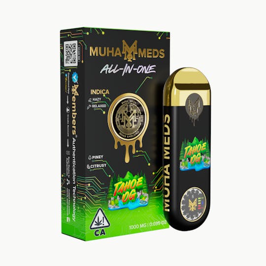 Muha Meds - Tahoe OG | All-In-One | 1000MG - 1
