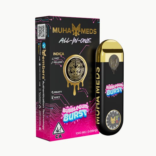 Muha Meds - Bubblegum Burst | All-In-One | 1000MG - 1