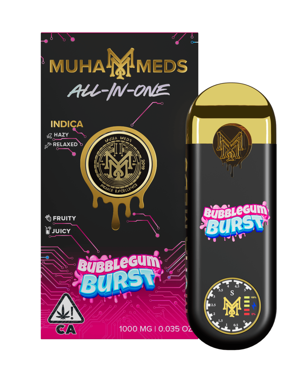 Muha Meds - Muha Meds | Bubblegum Burst | 3rd Gen Disposable | 1g - 1