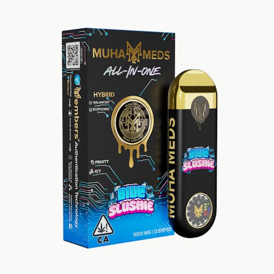 Muha Meds - Blue Slushie | All-In-One | 1000MG - 1