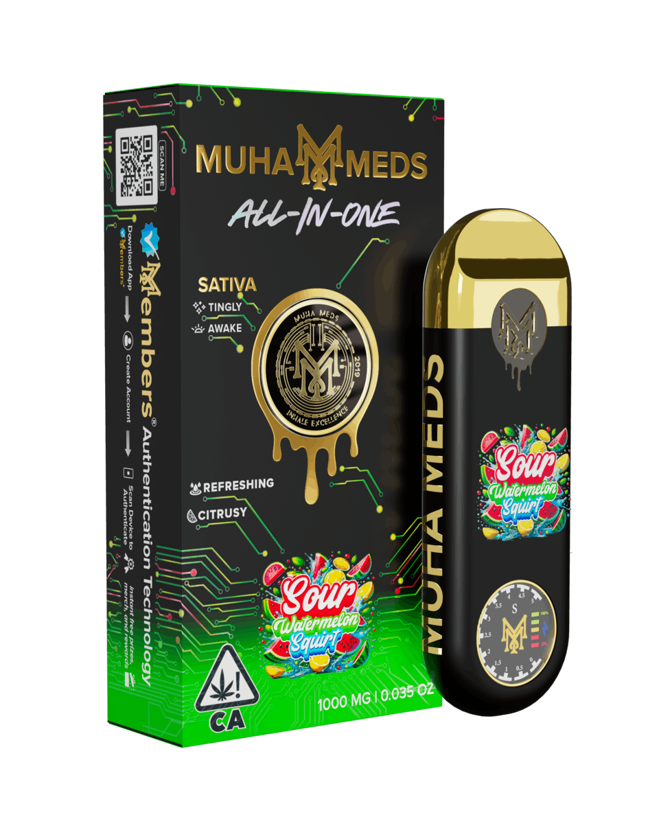 Muha Meds - Sour Watermelon Squirt | All-In-One | 1000MG - 1