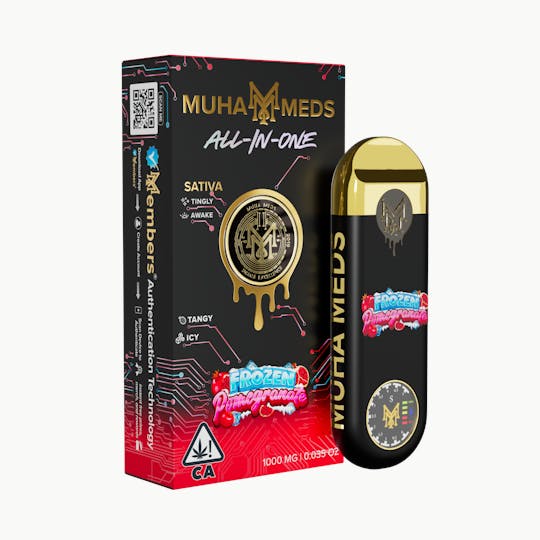 Muha Meds - Frozen Pomegrante | All-In-One | 1000MG - 1