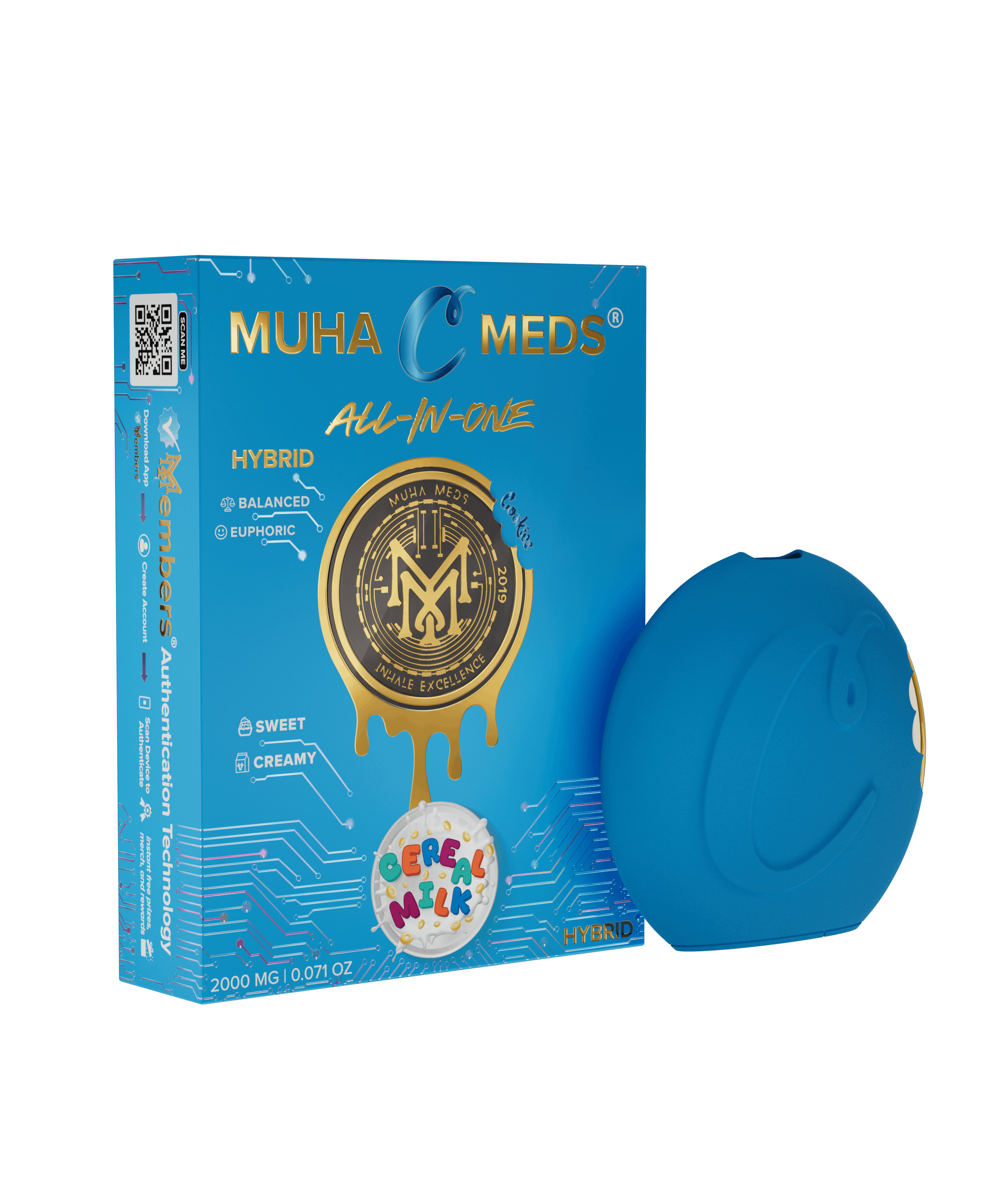 Muha Meds - Cereal Milk | All-In-One | 2000MG - 1