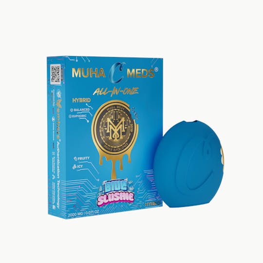 Muha Meds - Blue Slushie | All-In-One | 2000MG - 1