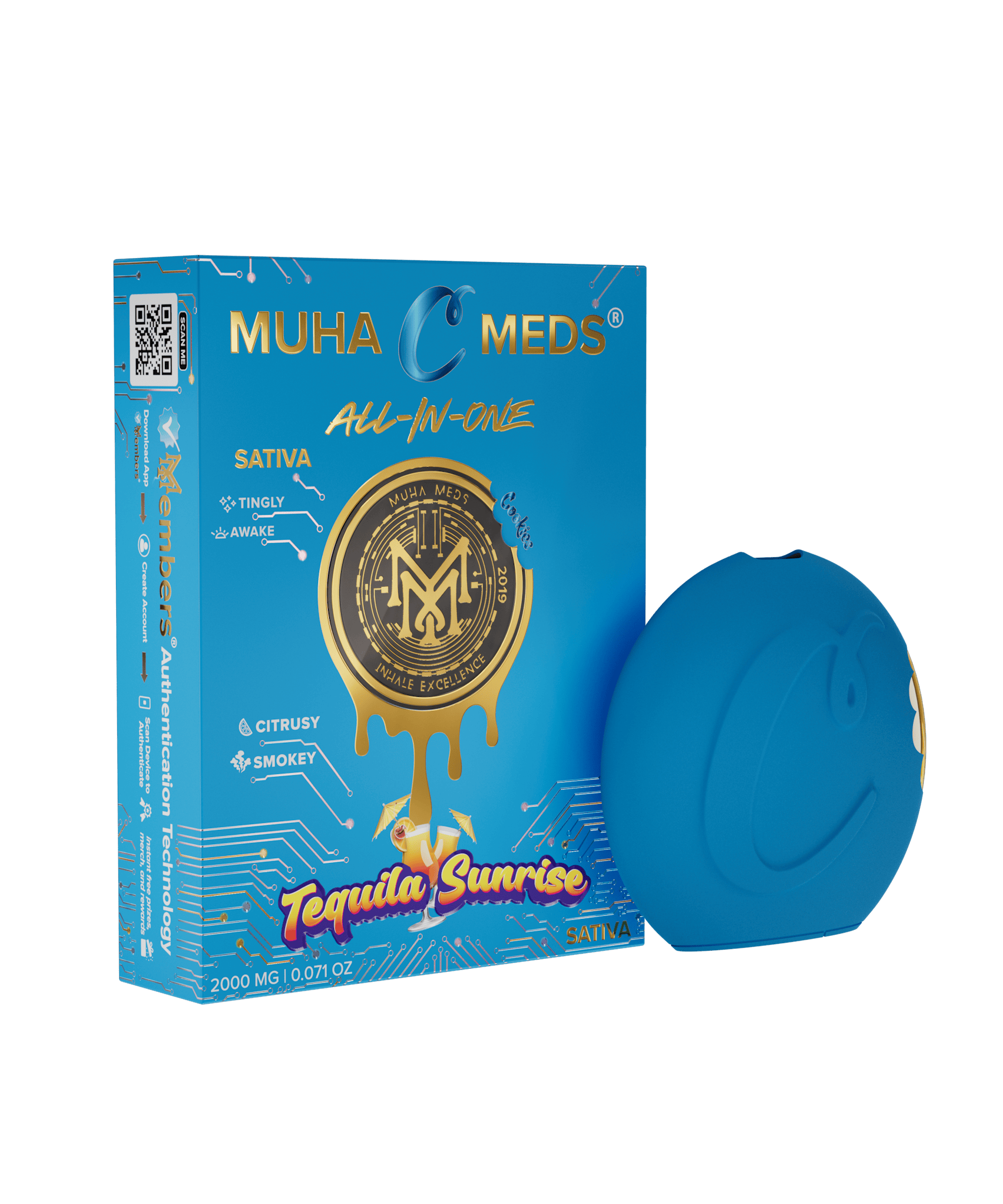 Muha Meds - Muha Meds x Cookies | Tequila Sunrise | Disposable | 2g - 1