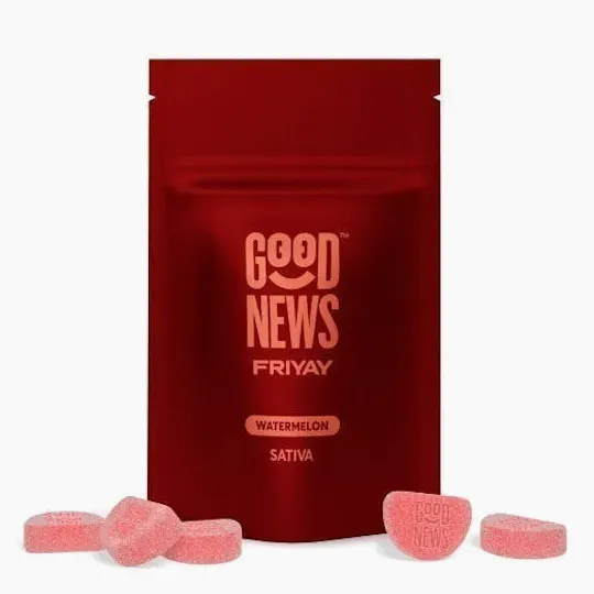 Good News - Good News | Friyay | Watermelon Gummies | 100mg | 20ct | 5mg/ea - 1