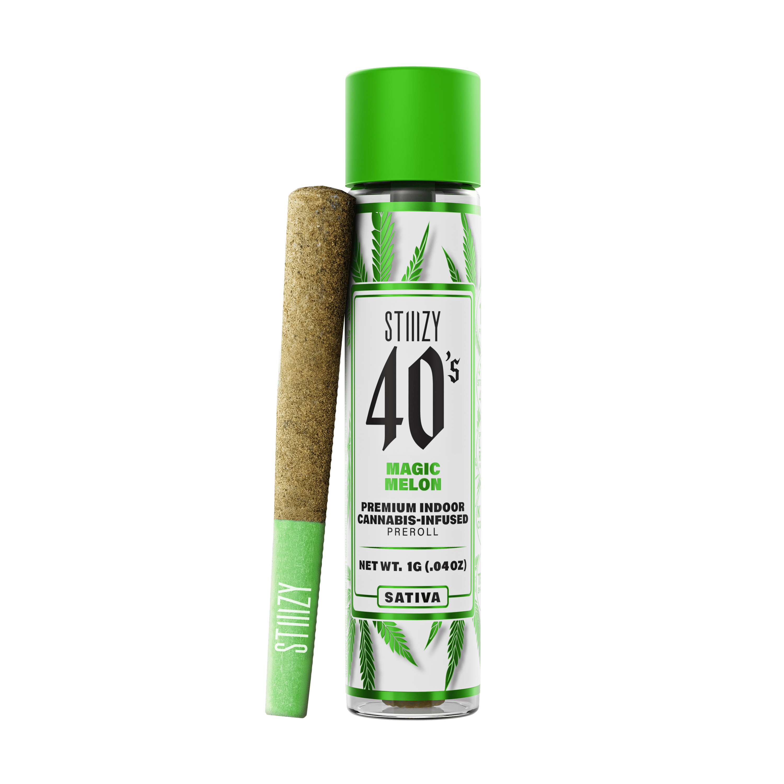 STIIIZY - - MAGIC MELON - 1G 40's Infused Preroll - 1