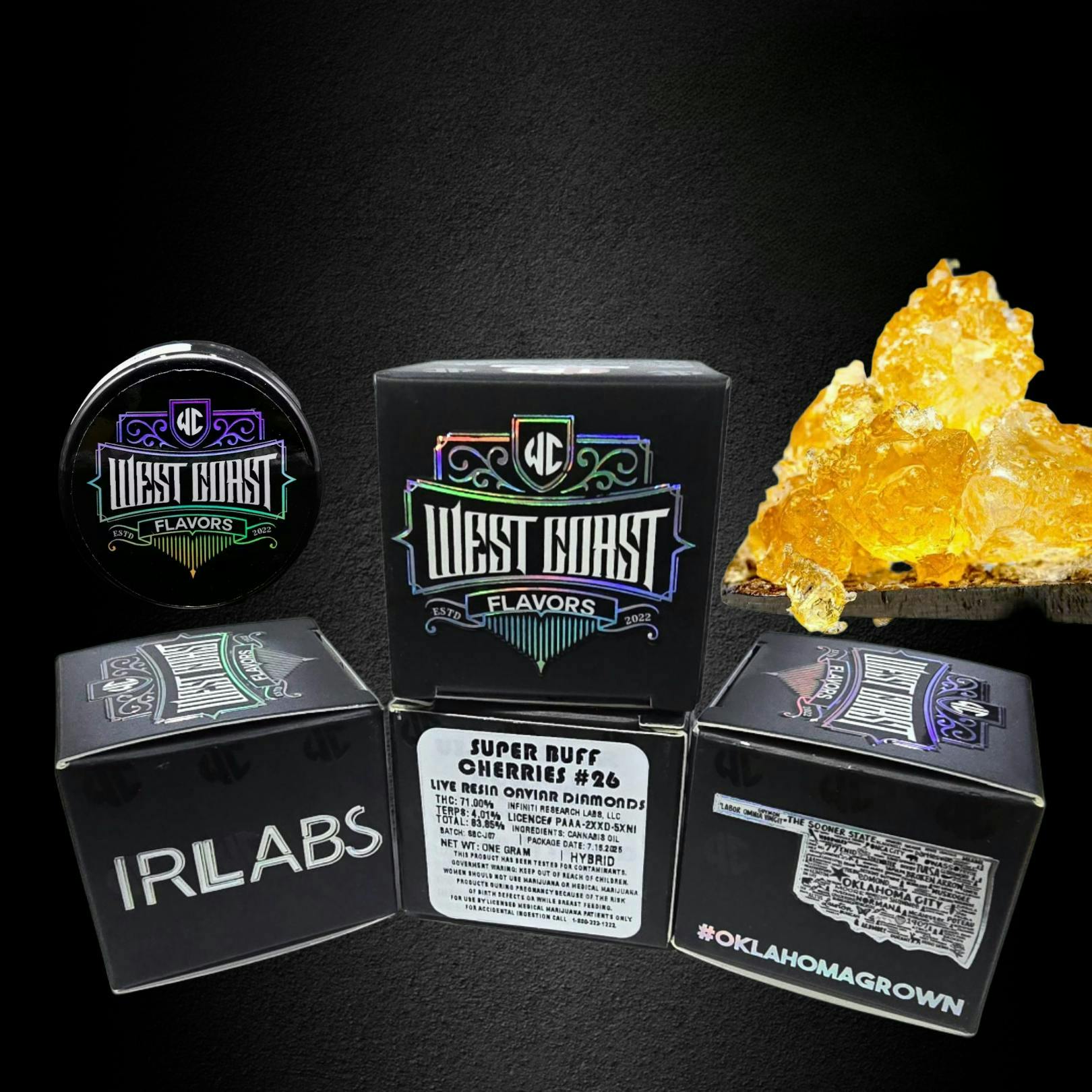 West Coast Flavors - West Coast Flavors | Super Buff Cherries #26 | LR Caviar Diamonds | 1g - 1