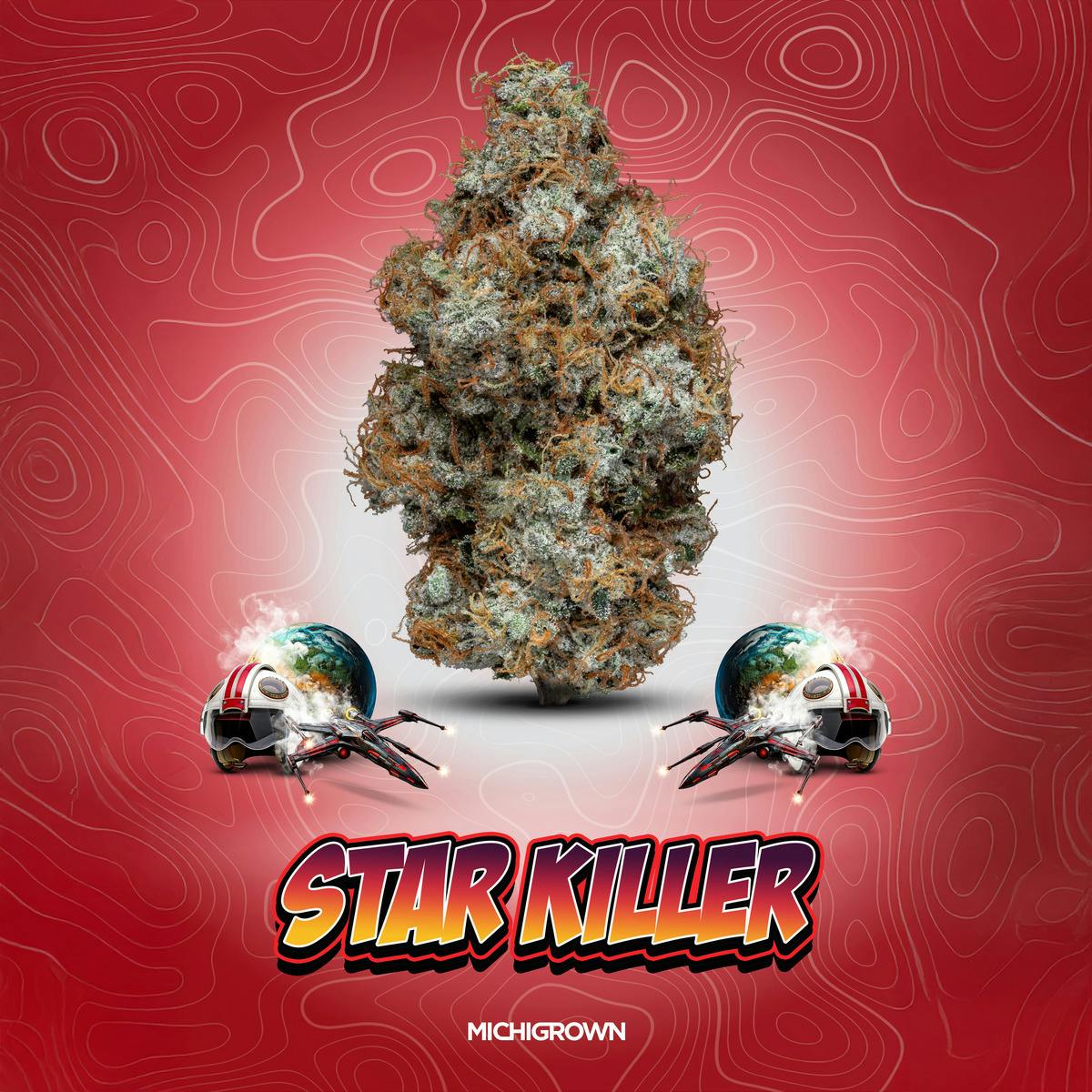 MICHIGROWN - STAR KILLER - 3.5 GRAMS - PREMIUM FLOWER - JARS - 1