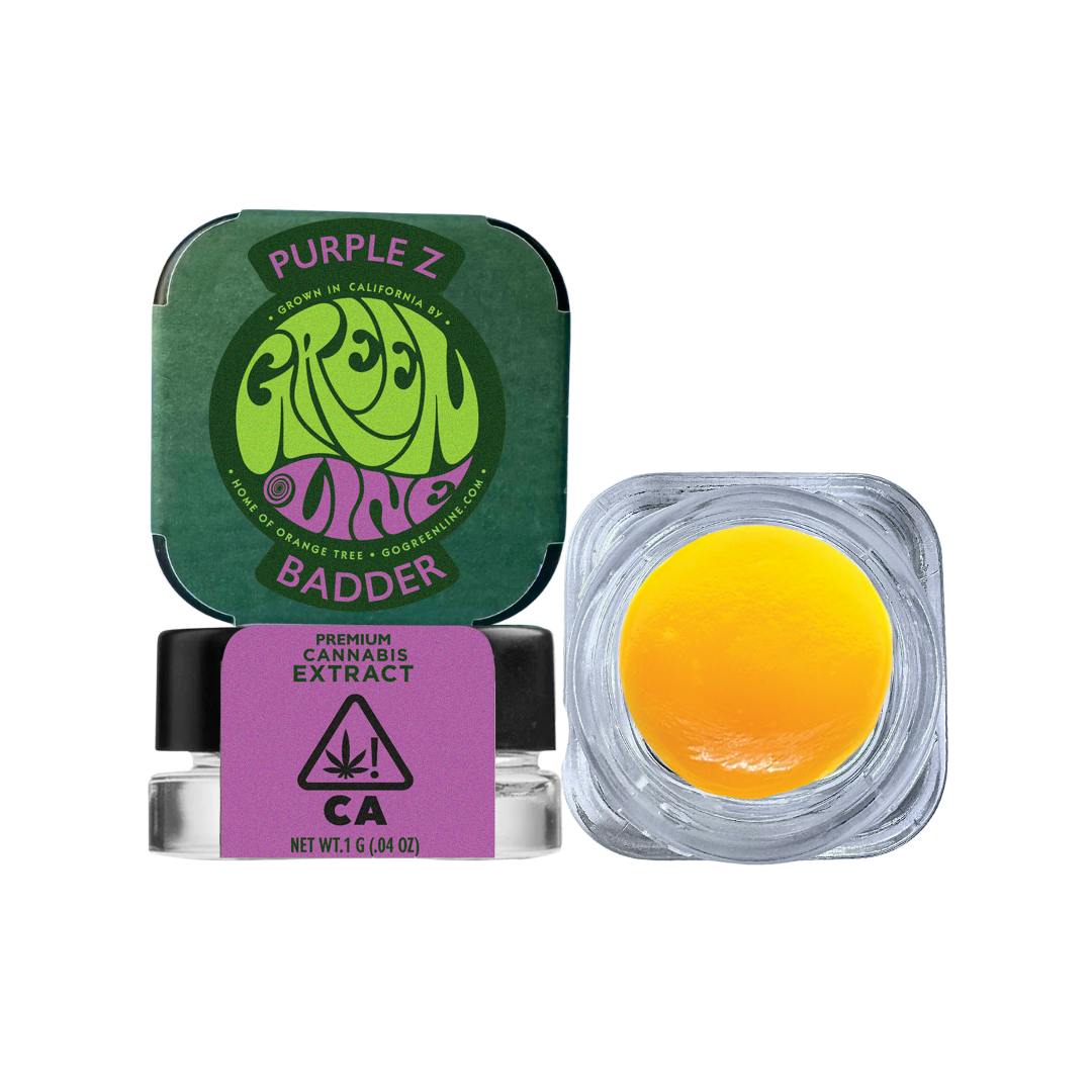 Greenline - Purple Z - Badder - Extract - Indica - 1g - 1