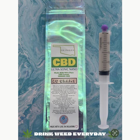 1 Dream Distribution - NANO CBD - 20G SYRINGE - 1000MG CBD - 1