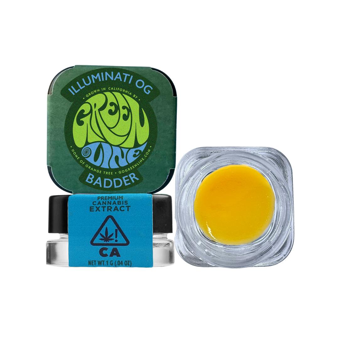 Greenline - Illuminati OG - Badder - Extract - Indica - 1g - 1