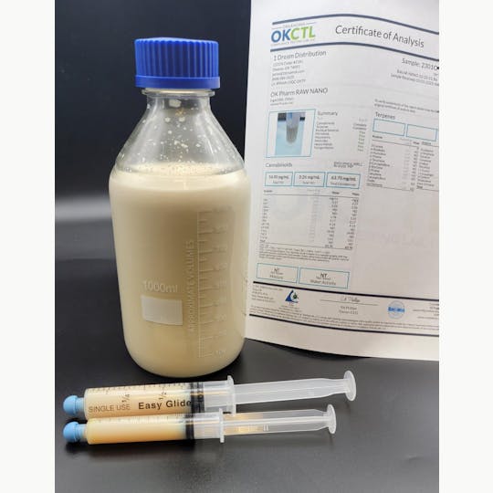 1 Dream Distribution - OK Pharm - NANO CBD - 1 LITER - 50,000MG - WATER-SOLUBLE CBD - 1