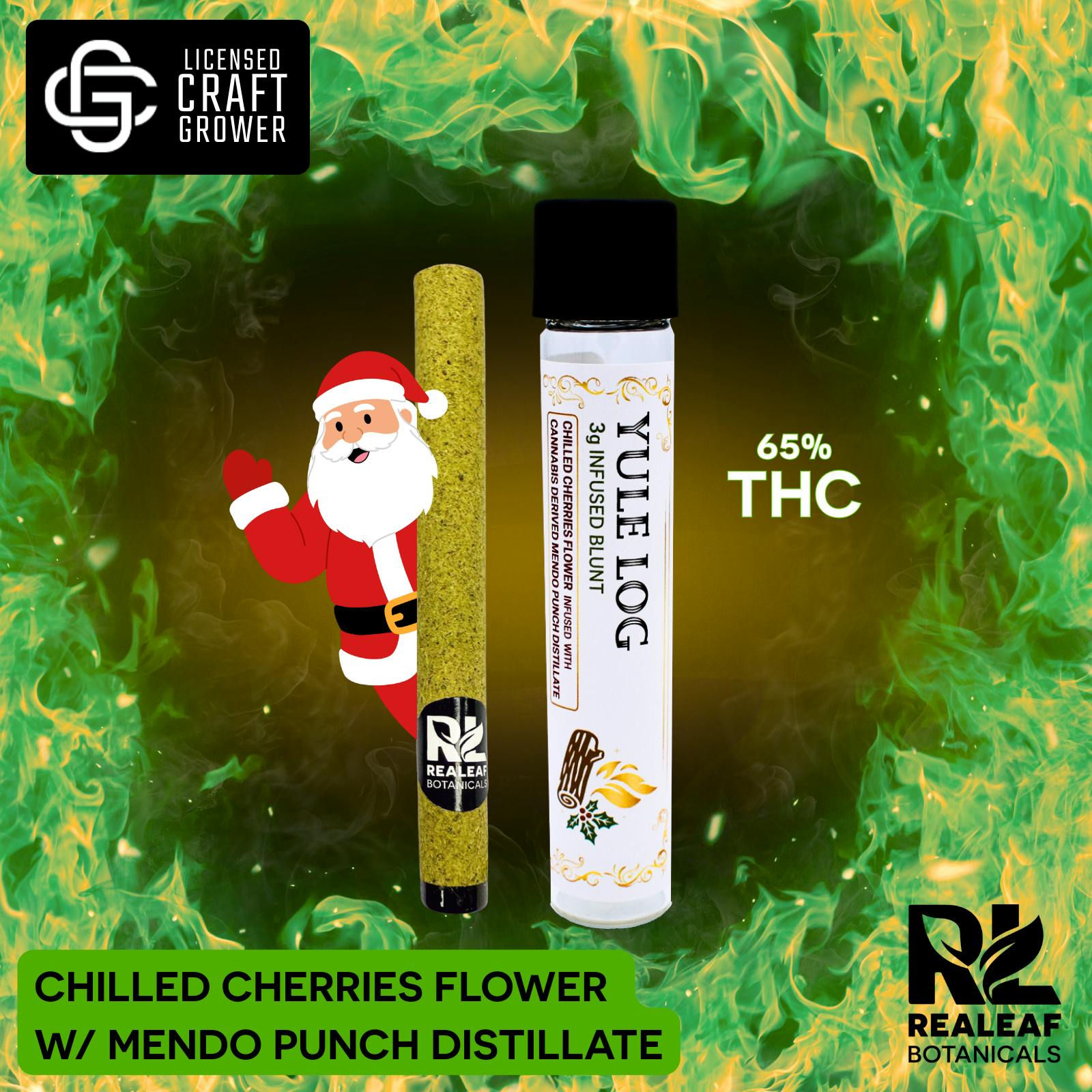 Realeaf Botanicals - Yule Log Infused Blunt 3g - 1