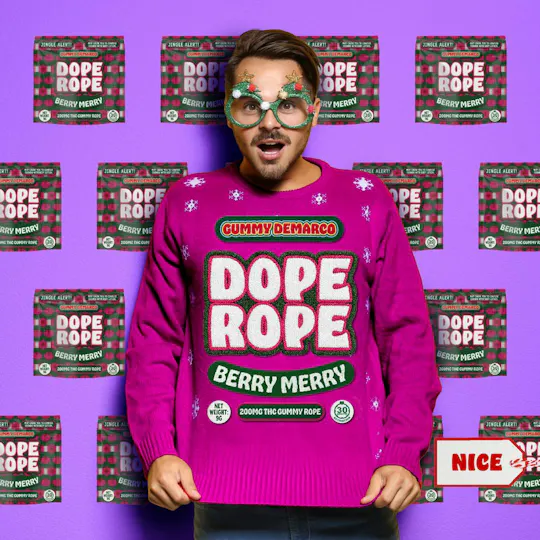 Dope Rope - Dope Rope | Holiday | Berry Merry Gummies | 200mg | Single - 1