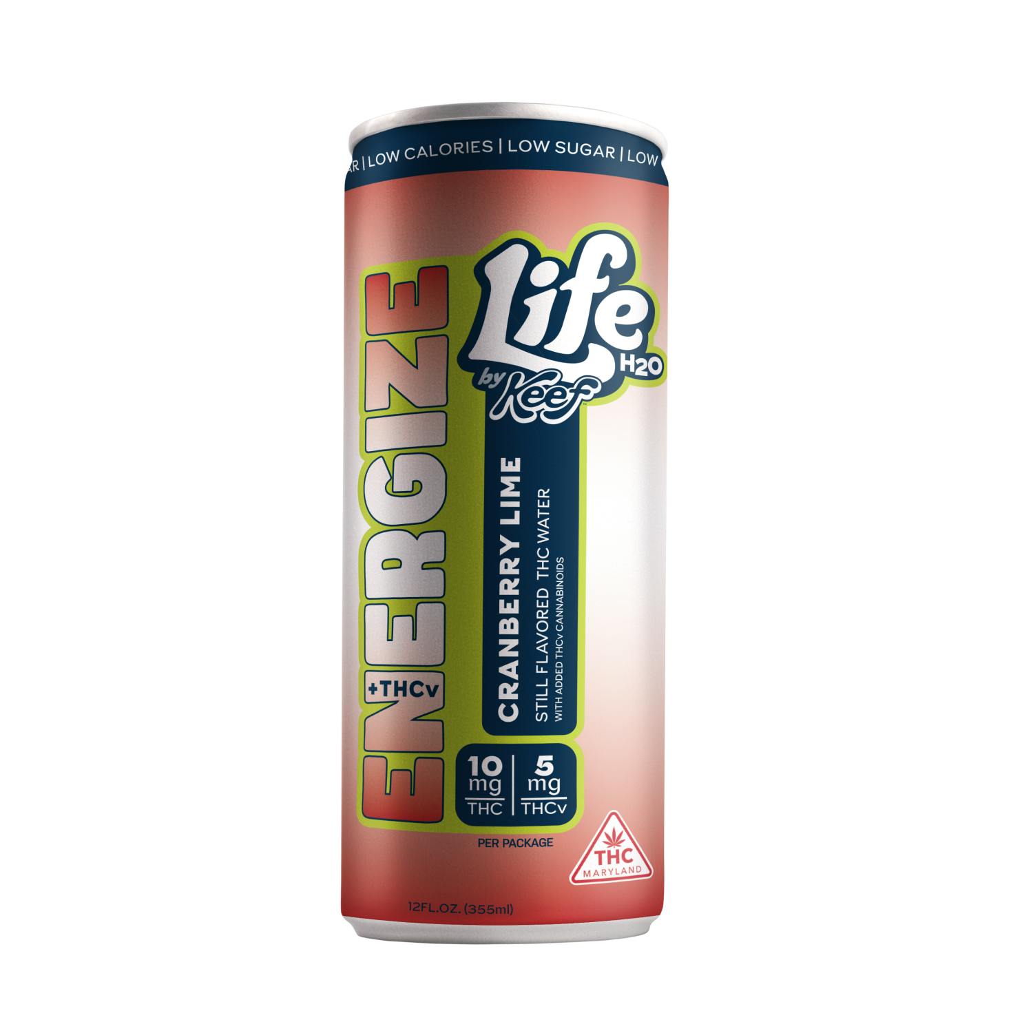 SunMed Growers - Life H2O Energize Cranberry Lime Still Water 10mgTHC/5mgTHCv - 1