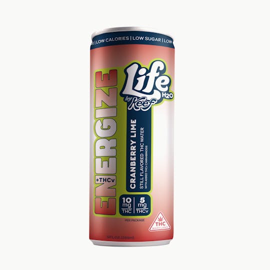 SunMed Growers - Life H2O Energize Cranberry Lime Still Water 10mgTHC/5mgTHCv - 1
