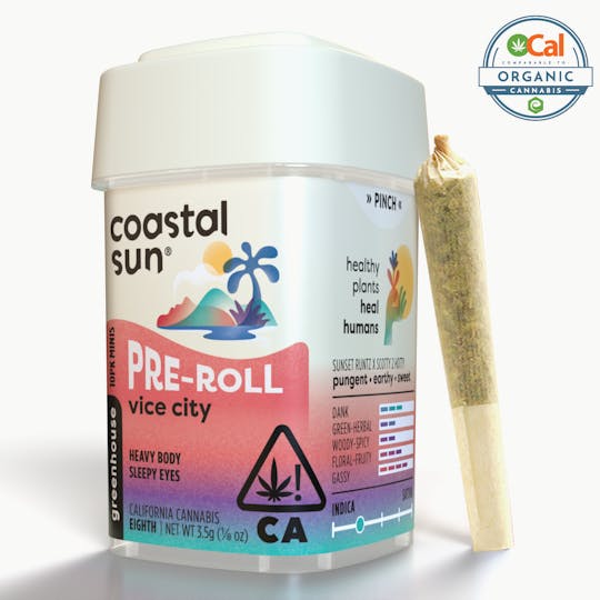 Coastal Sun - Vice City Greenhouse 0.35g Pre-roll 10pk 3.5g - 1