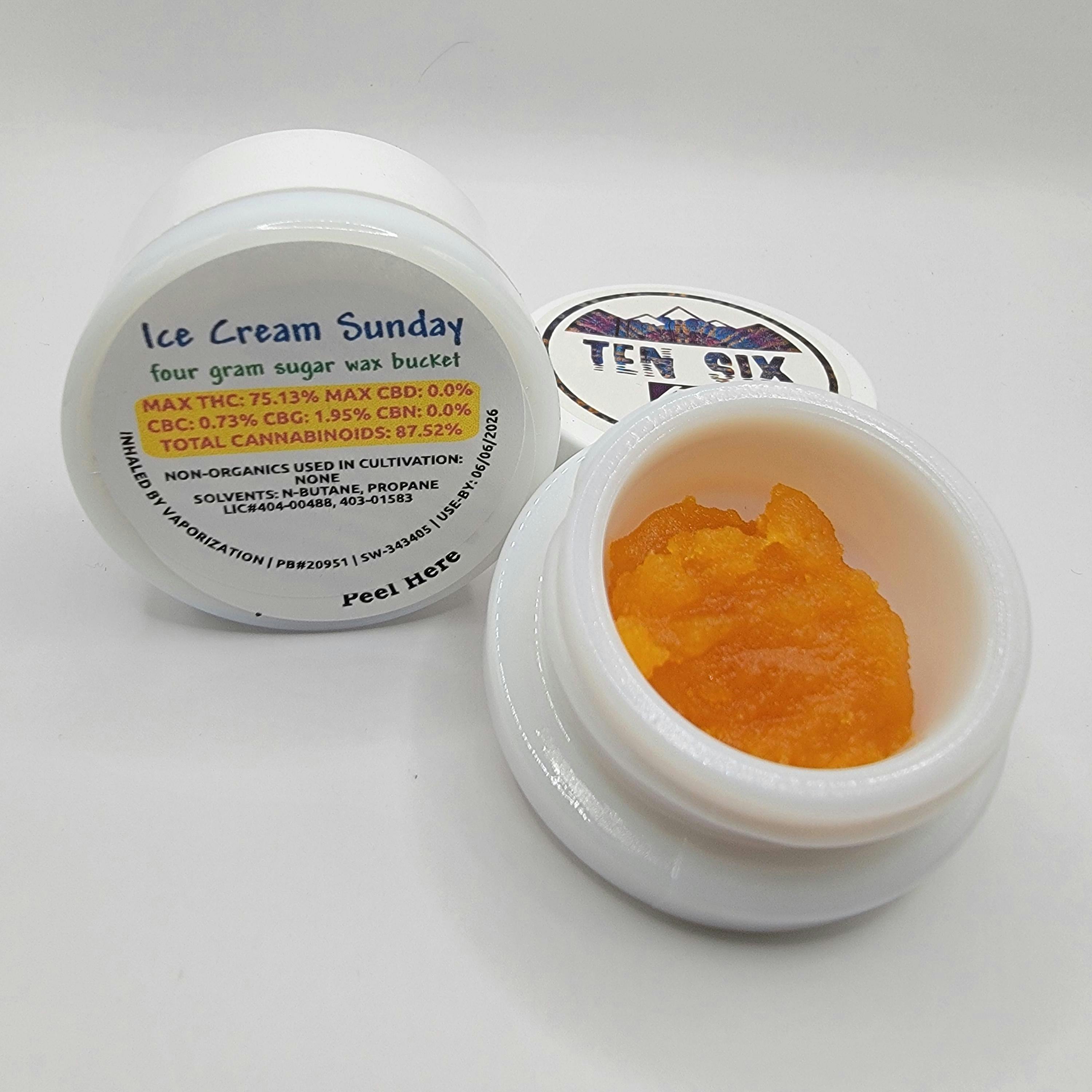 Ten Six Labs - Ice Cream Sunday - 4g Sugar Wax - 1