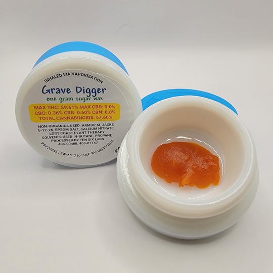 Ten Six Labs - Grave Digger - 1g - Sugar Wax - 1
