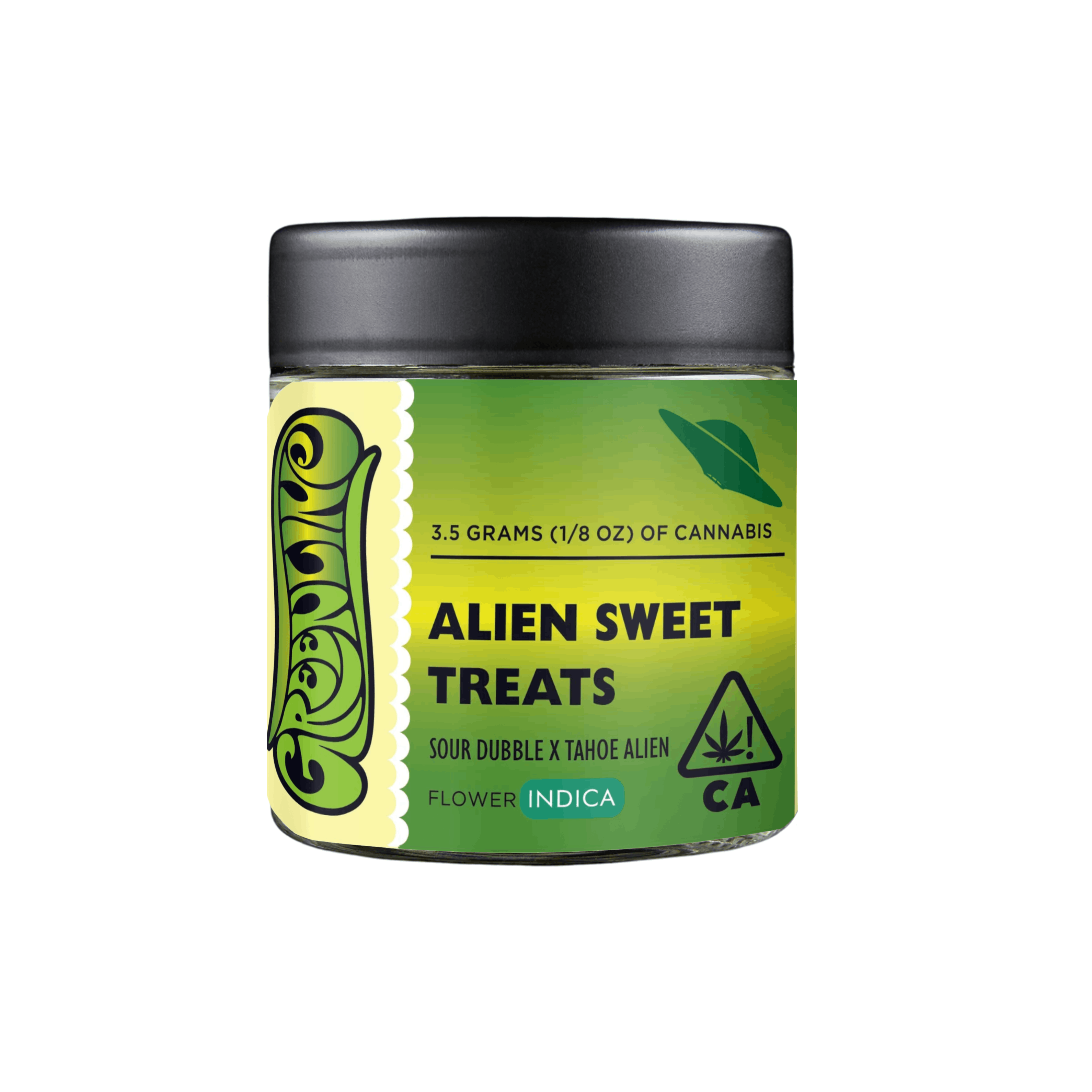 Greenline - Alien Sweet Treats - 1/8 oz - Indoor - Indica - 3.5g - 1