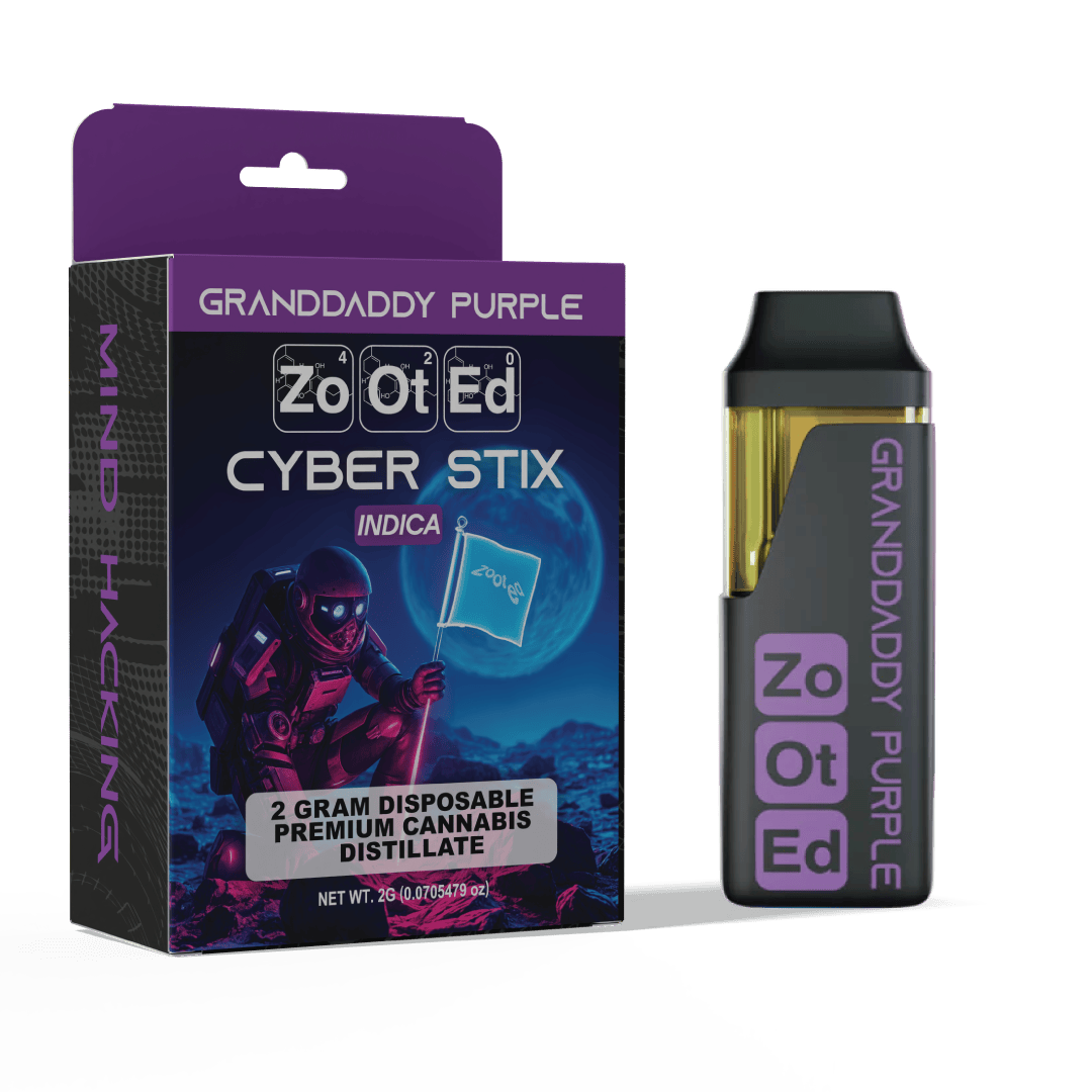 Granddaddy Purple | Cyber Stick | Live Resin Disposable | 2g