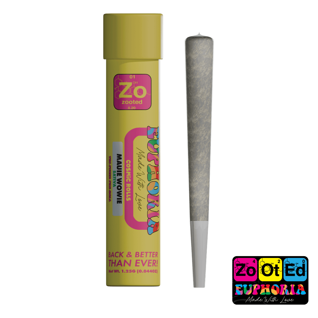 Zooted Brandz - MI - Mauie Wowie | Cosmic Rolls | Infused Joint | 1.25g - 1