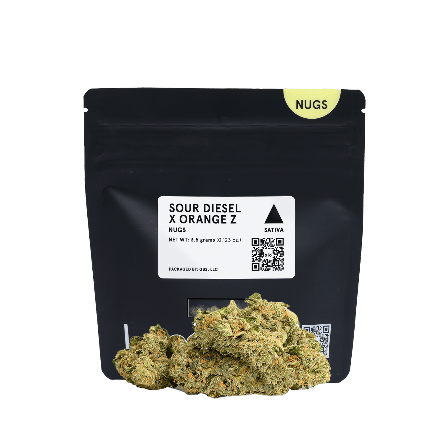 lolo - lolo | Sour Diesel + Orange Z | Indoor Nugs | 3.5g - 1