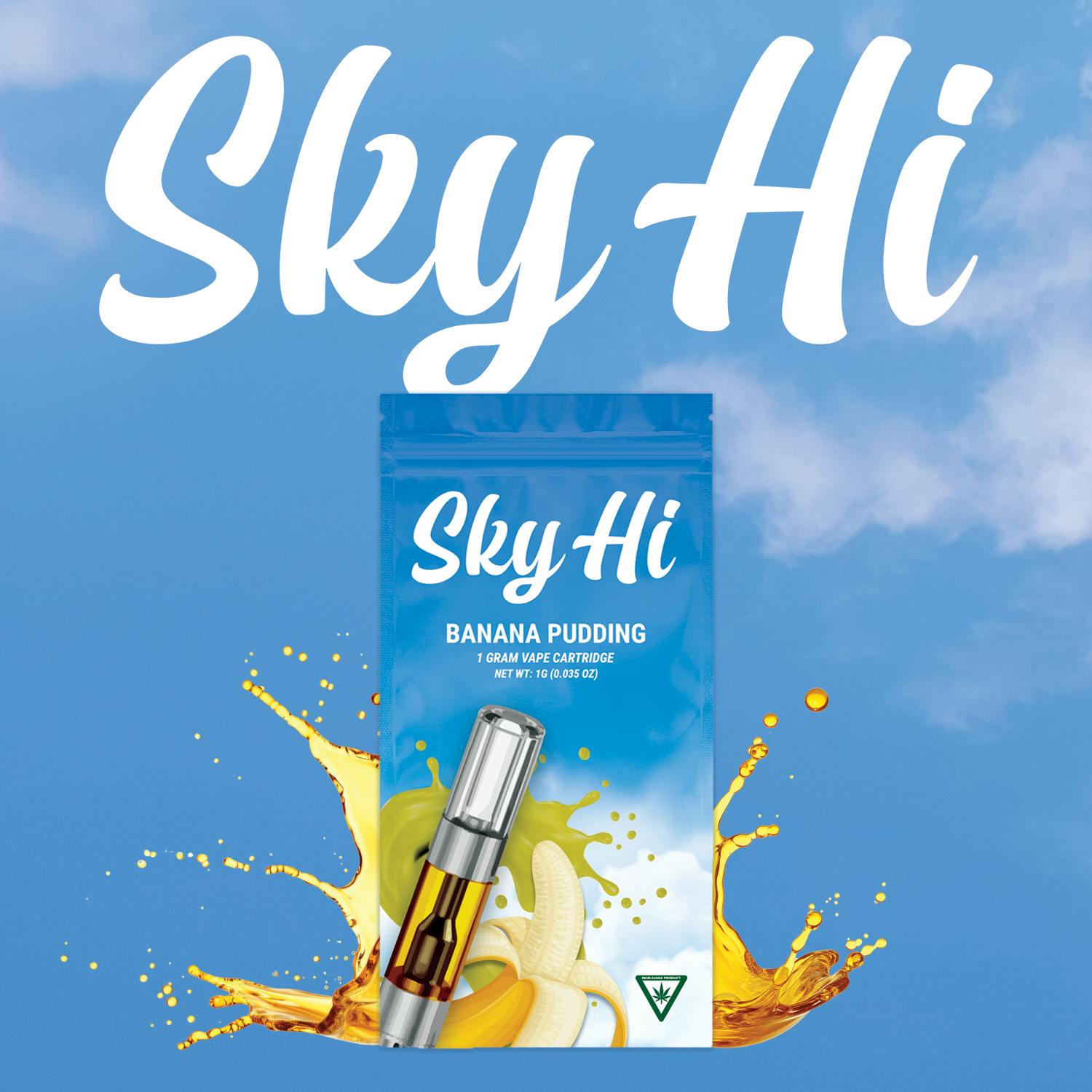 Sky-Hi - Sky HI | Banana Pudding 1g Cartridge - 1