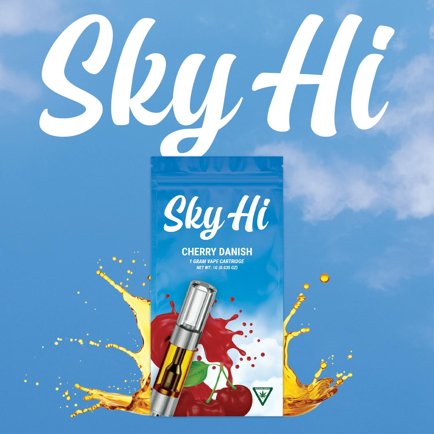 Sky-Hi - Sky HI | Cherry Danish 1g Cartridge - 1