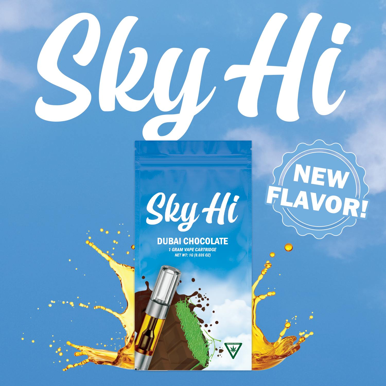 Sky-Hi - Sky HI | Dubai Chocolate 1g Cartridge - 1