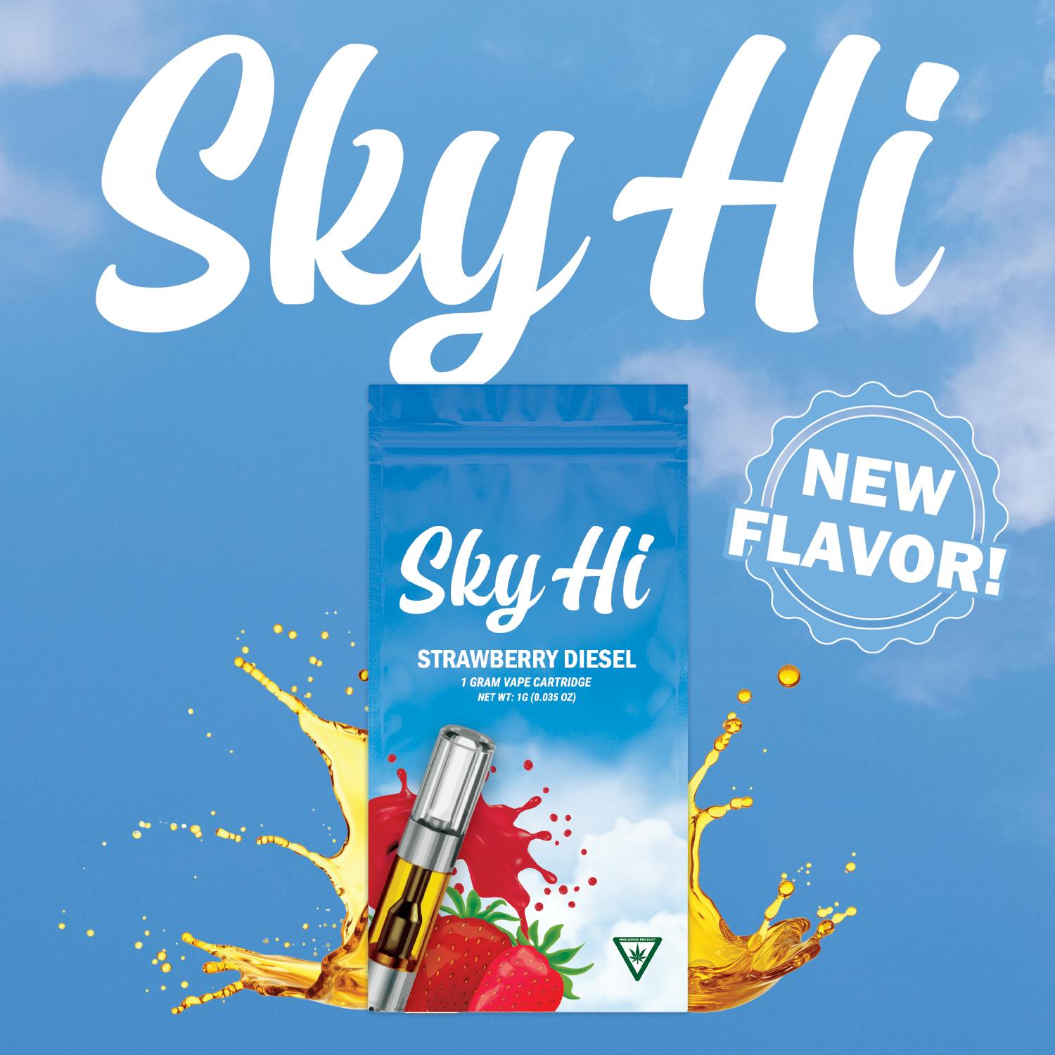 Sky-Hi - Sky HI | Strawberry Diesel 1g Cartridge - 1