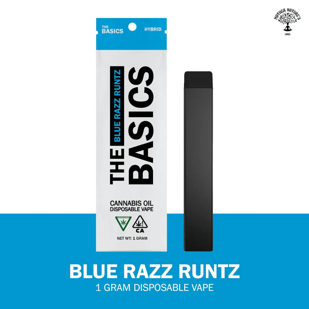 Blue Raspberry Runtz The Basics | Blue Razz Runtz | 1G Disposable - The Basics