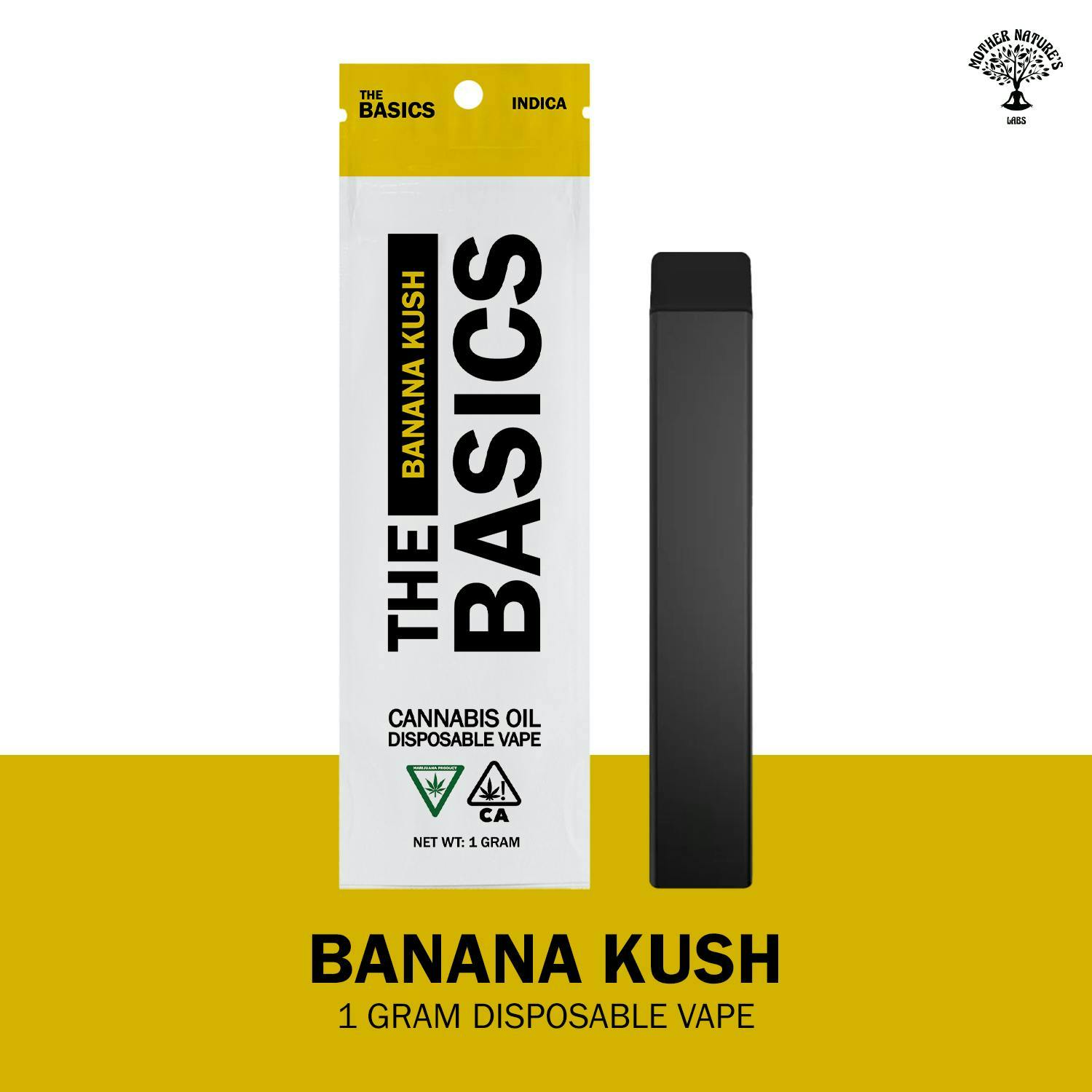 The Basics - The Basics | Banana Kush | 1G Disposable - 1
