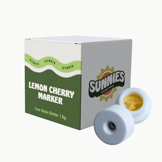 SunMed Growers - Lemon Cherry Marker Live Resin Batter 1.0g - 1